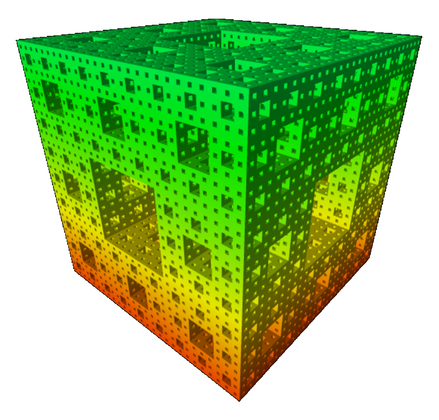 Three-dimensional fractals