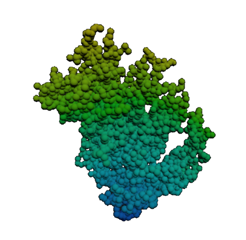 Growing 3D coral-like structures using diffusion limited aggregation