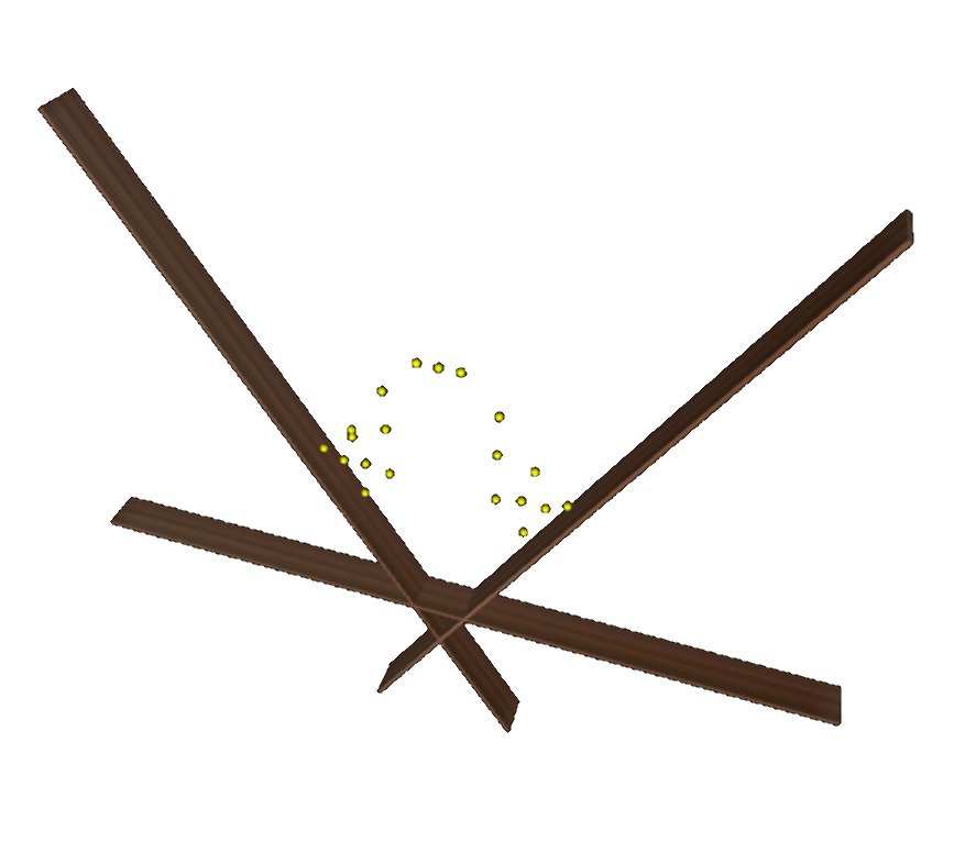 Bouncing particles
