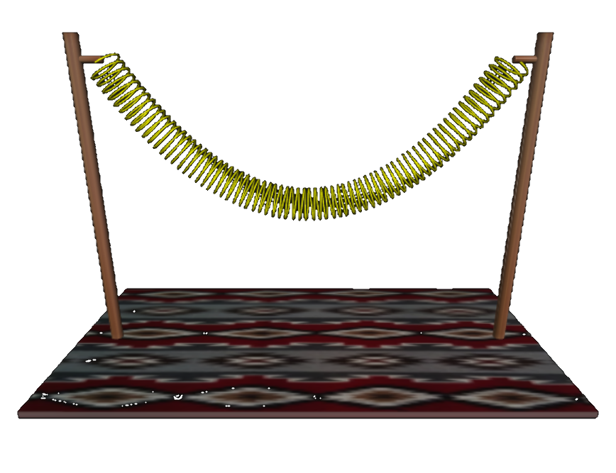 Suspended spring